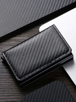 Carbon Fiber + Aluminium Card Holder