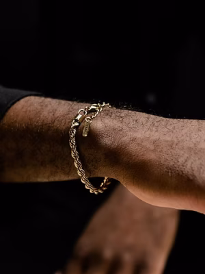 18K Gold (plated) Rope Bracelet